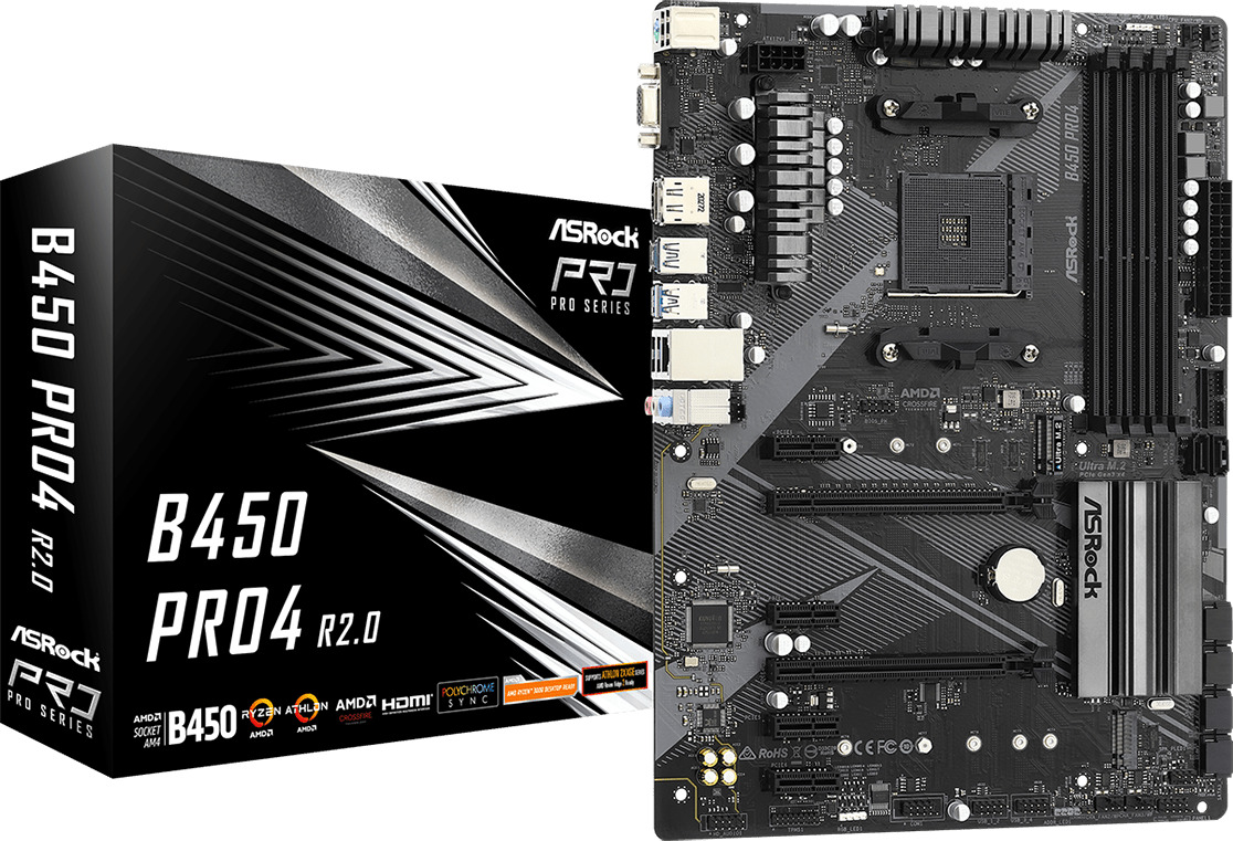 ASRock B450 Pro4 R2.0 - Image 1