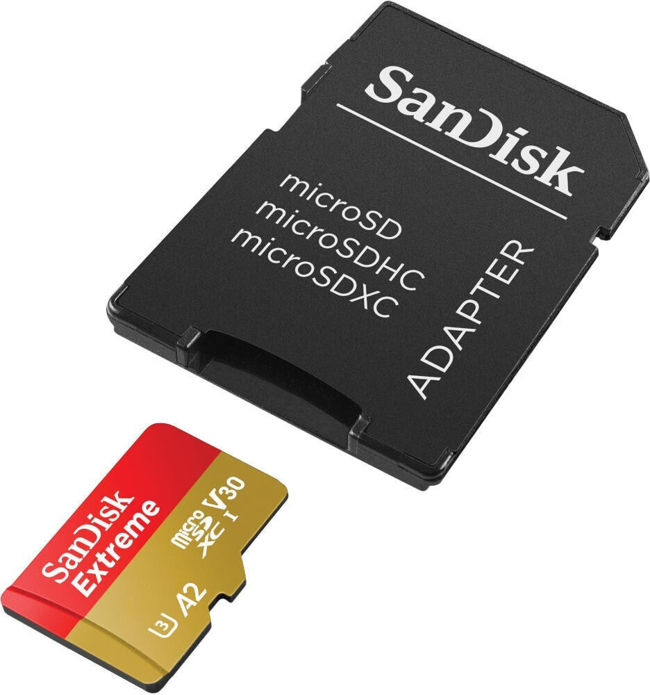 Sandisk Extreme microSDXC 256GB U3 V30 A2 UHS-I - Image 1