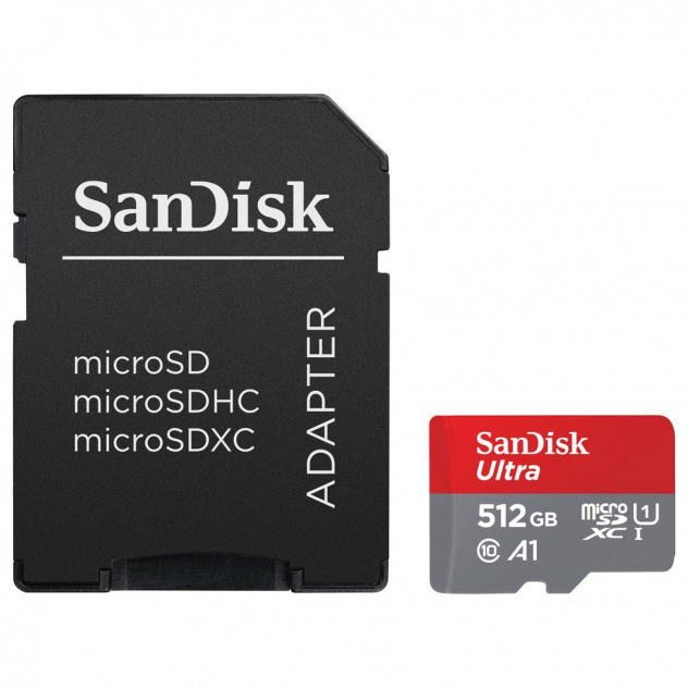 Sandisk Ultra microSDXC 512GB Class 10 U1 A1 UHS-I - Image 1