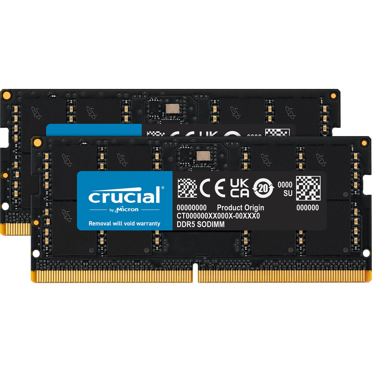 Crucial 32GB DDR5 με 2 Modules (2x16GB) (CT2K16G56C46S5) - Image 1