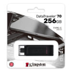Kingston DataTraveler 70 256GB USB 3.2 Stick με σύνδεση USB-C Μαύρο