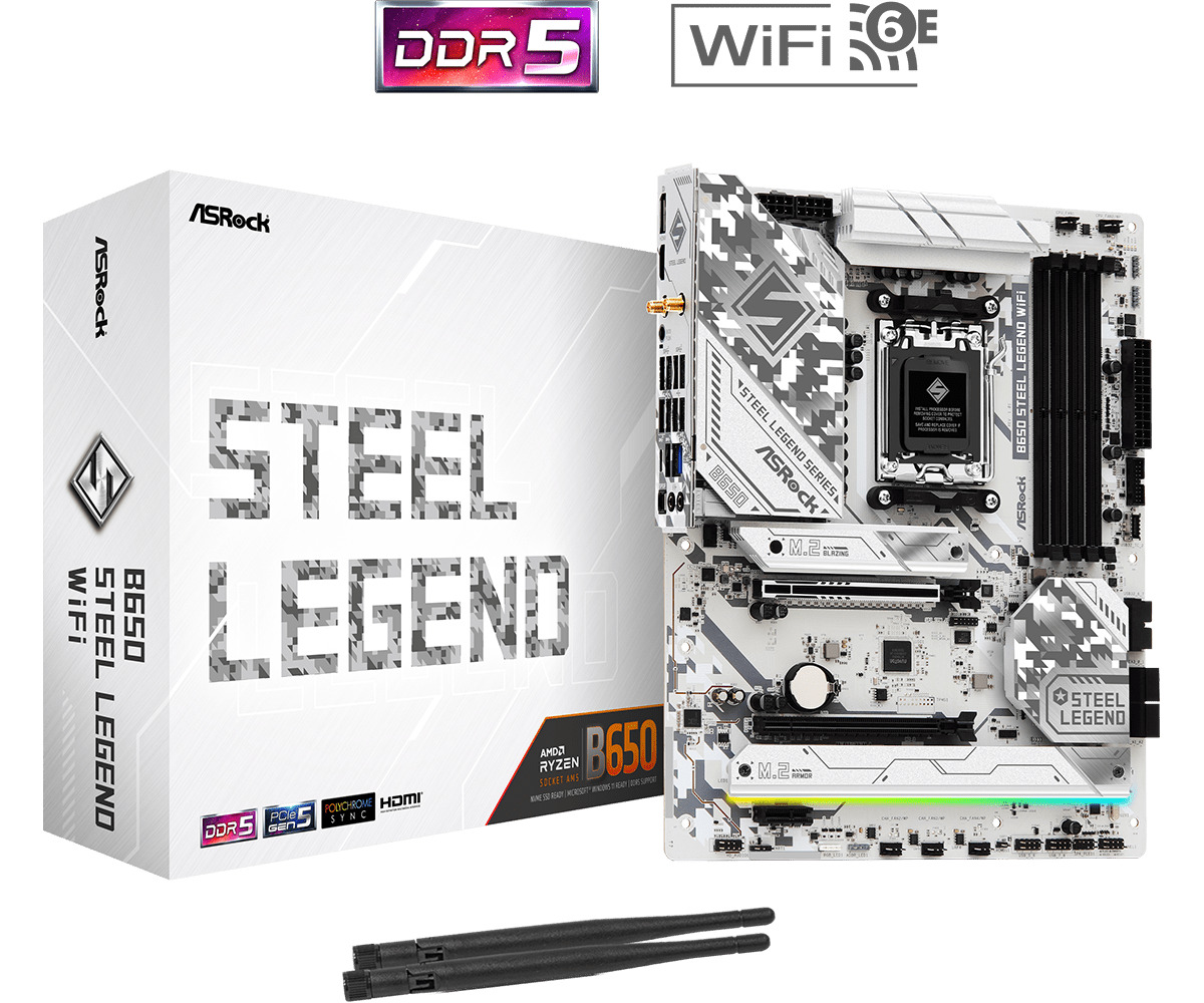 ASRock B650 Steel Legend WiFi - Image 1