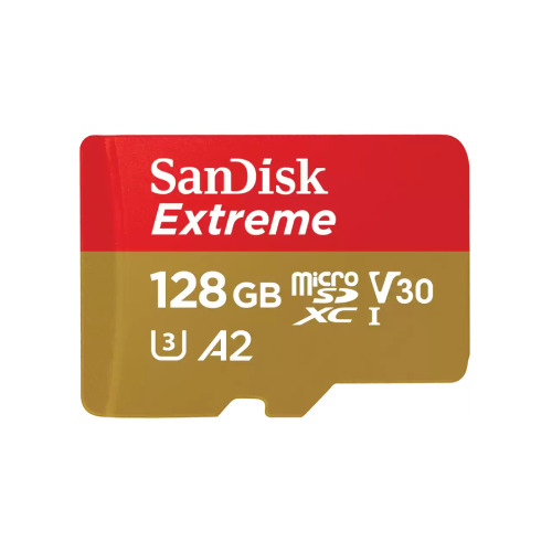 Sandisk Extreme microSDXC 128GB Class 10 U3 V30 A2 UHS-I με αντάπτορα - Image 1
