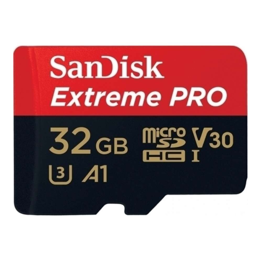 Sandisk Extreme Pro microSDHC 32GB Class 10 U3 V30 A1 UHS-I - Image 1