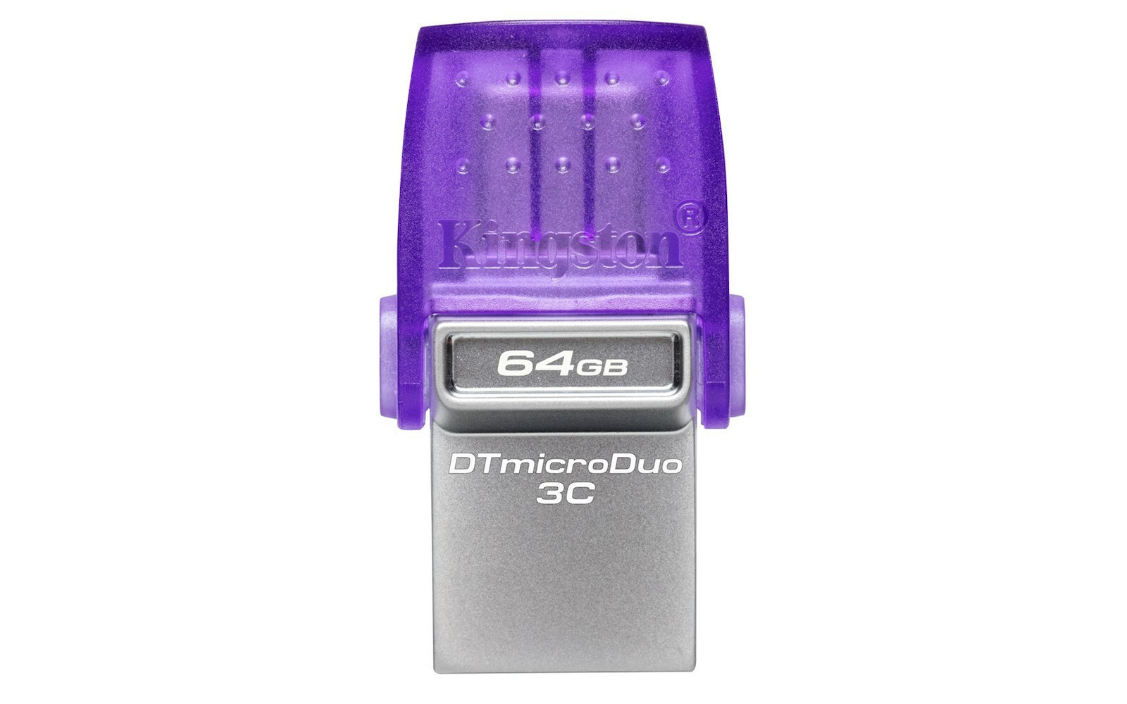 Kingston DataTraveler MicroDuo 3C 64GB USB 3.1 Stick με σύνδεση USB-A & USB-C Μωβ - Image 1