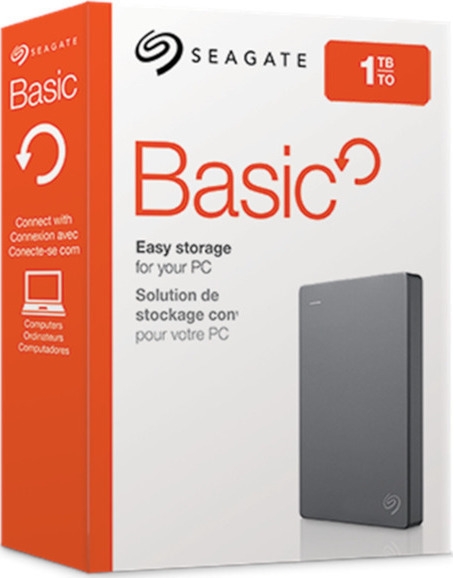Seagate Basic USB 3.0 / USB 2.0 HDD 1.0TB 2.5" - Image 1