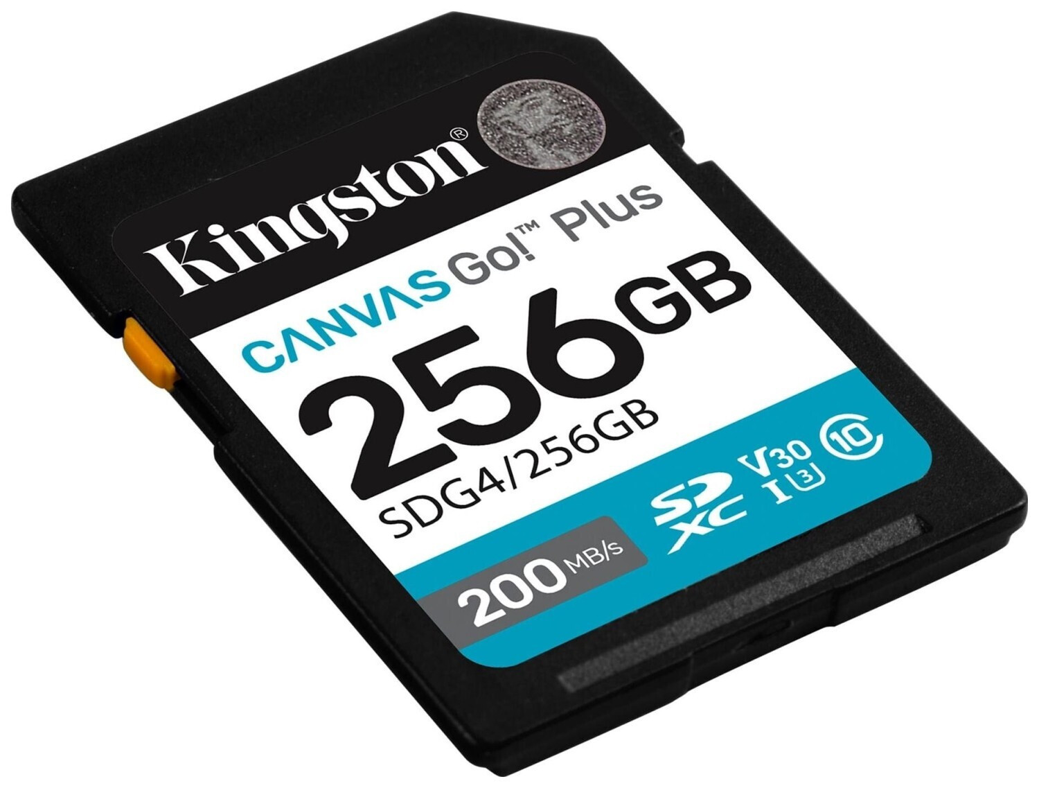 Kingston Canvas Go! SDXC 256GB Class 10 U3 V30 UHS-I - Image 1