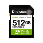 512gb Sd Memory Card Kingston Canvas Select Plus Class 10 Uhs-i Read Speed Up To 150mb/s