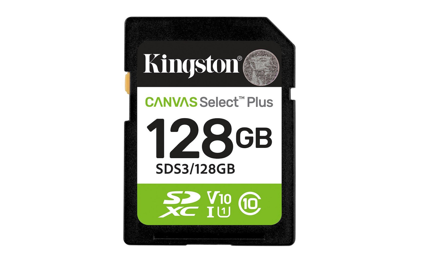 Kingston Canvas Select Plus SDXC 128GB Class 10 U1 V10 UHS-I - Image 1