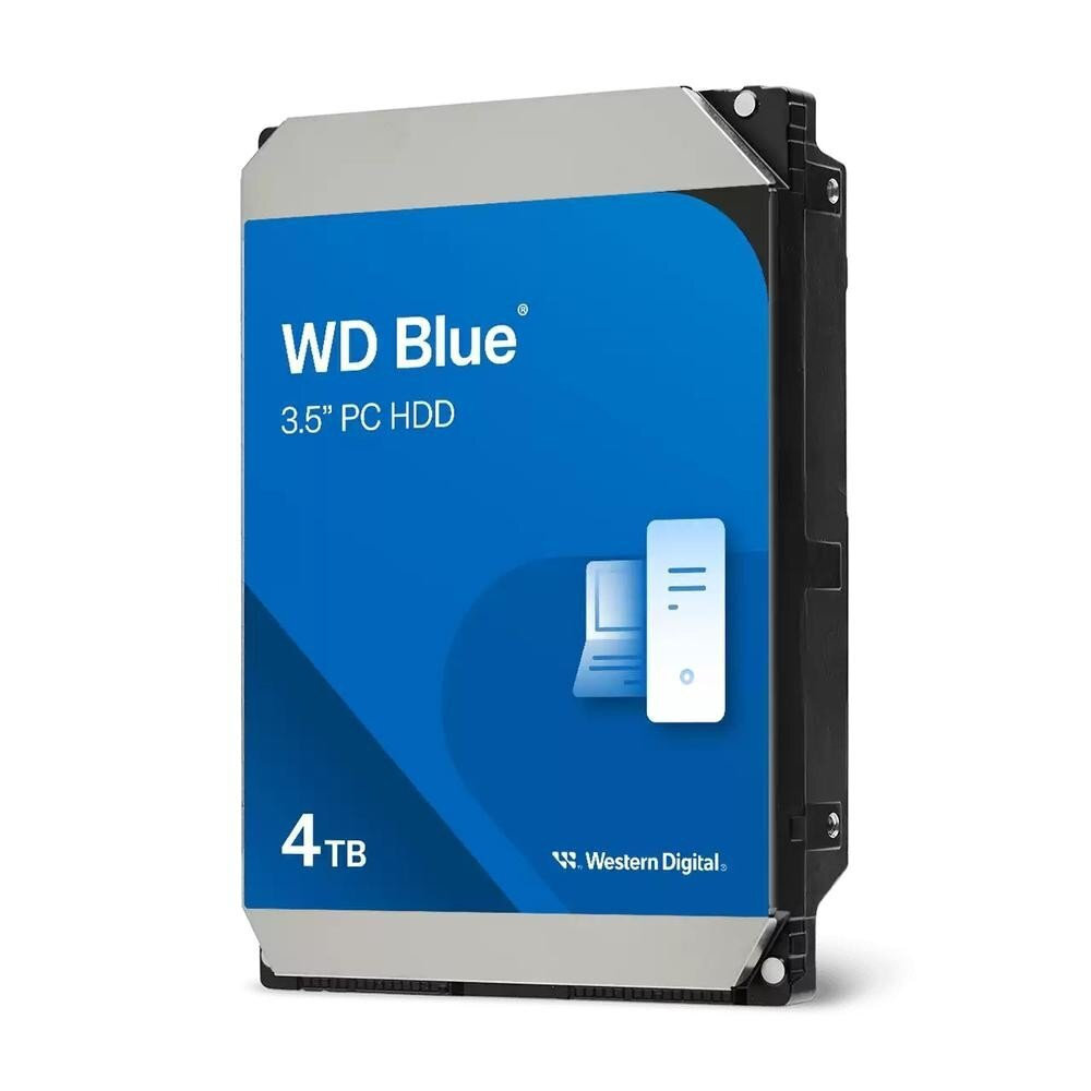 Western Digital Blue 4TB HDD Σκληρός Δίσκος 3.5" SATA III 5400rpm με 128MB Cache για Desktop WD40EZZX - Image 1